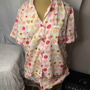 Cupcakes & Cashmere; Hearts & Donuts, Women’s M: Two-piece set